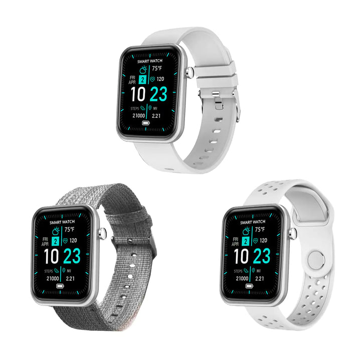 Smartwatch With Three Bands And Wellness