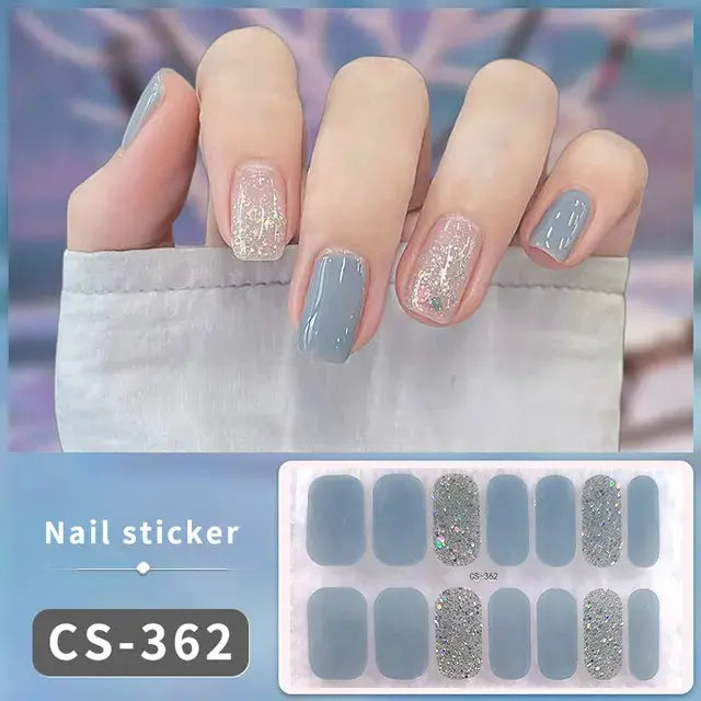 DIY Gel Nail Stickers