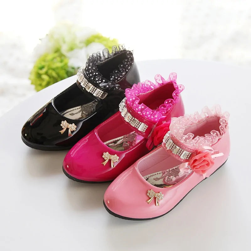 2020 New Kids' Elegant Princess PU Leather Sandals: Perfect for Weddings & Parties