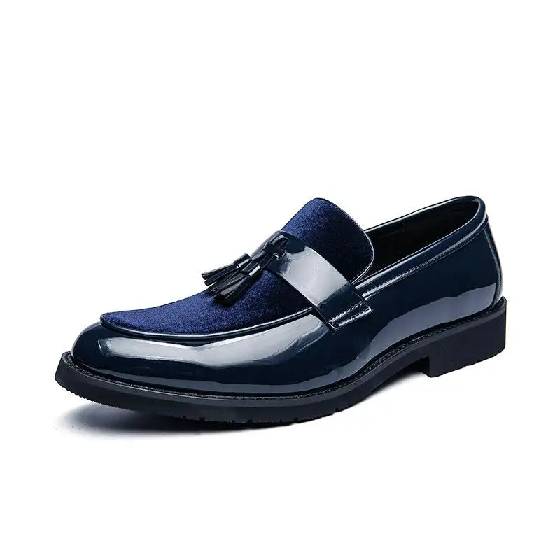 College Inspired Leather Loafers