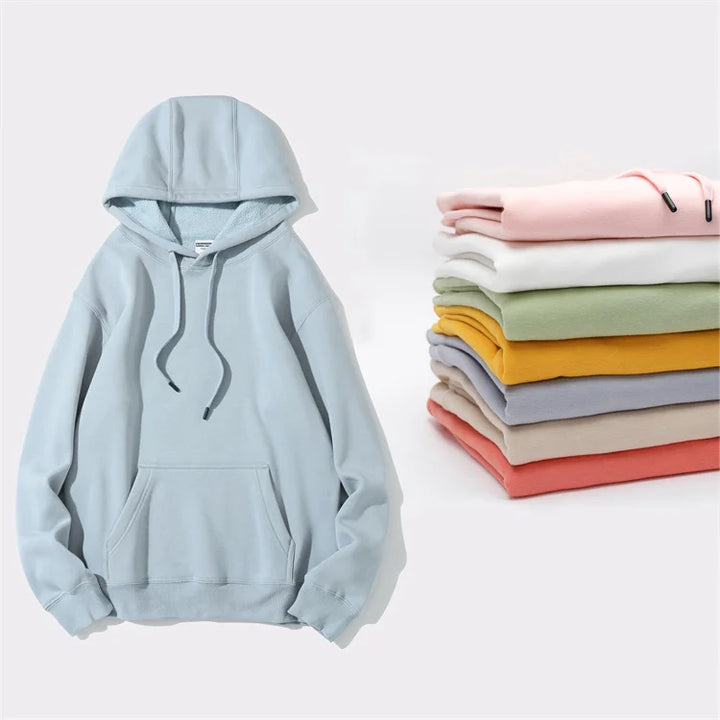 Unisex Off-Shoulder Hooded Sweatshirts