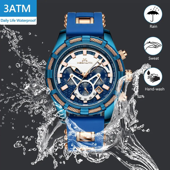 Waterproof Chronograph Wrist Watch